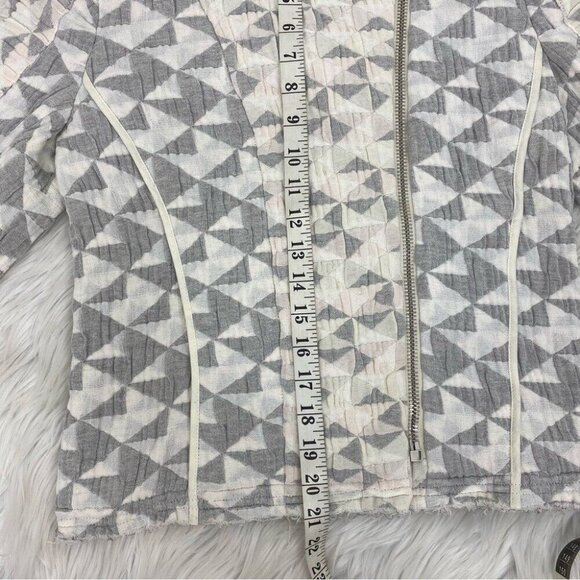 Revolve IRO Women's White Otavia Geometric Quilted Multico Jacket EU 36/C34 - Picture 15 of 17